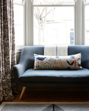 Tend the Land Bolster Cushions by Caitlin Hinshelwood